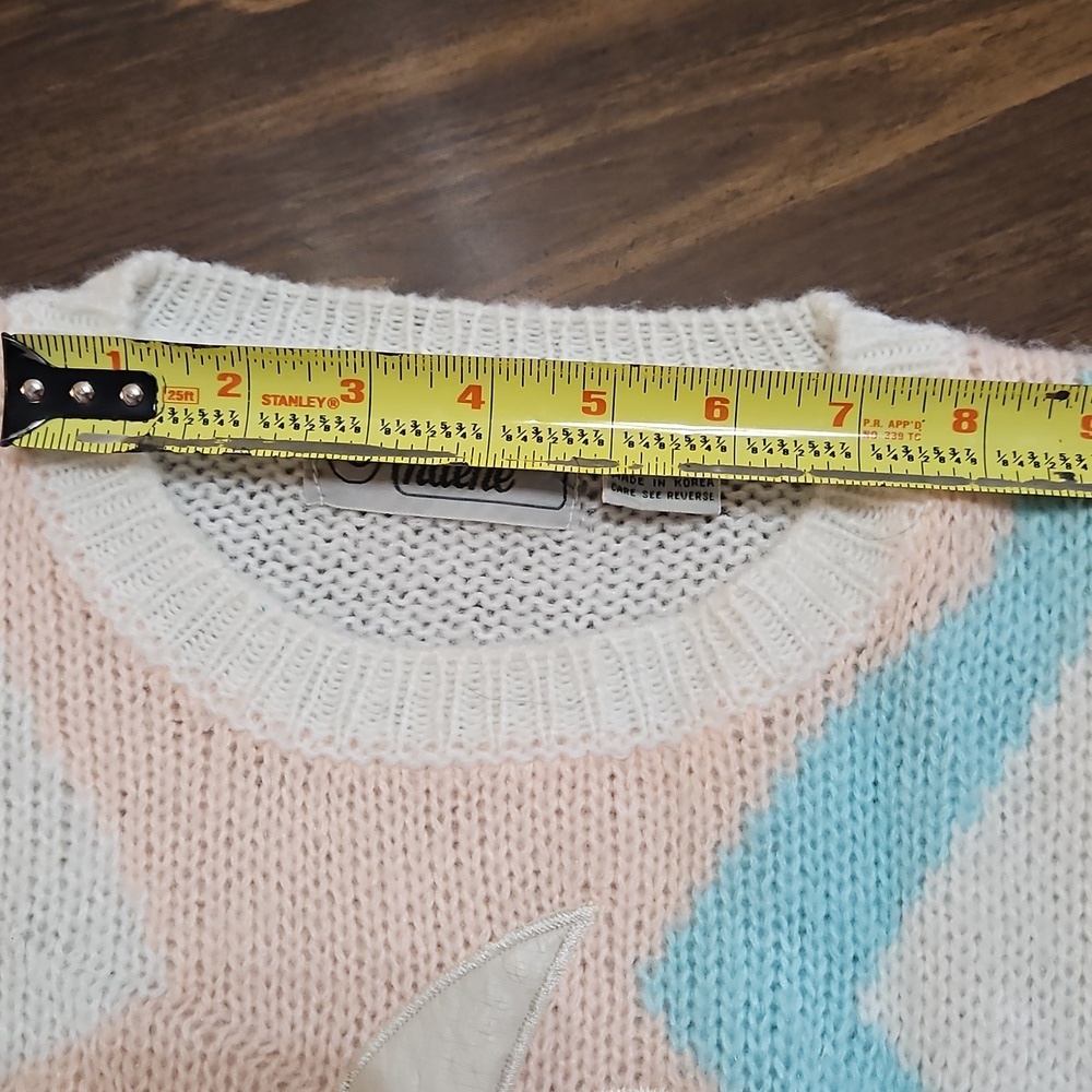 Vintage 80s Andene Pastel Sweater - Picture 8 of 12